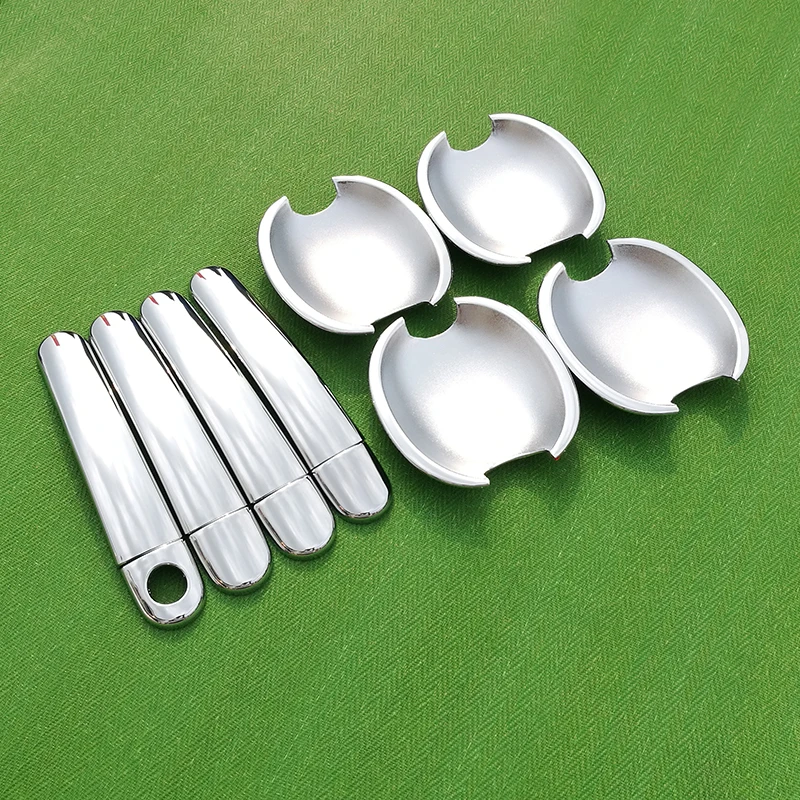 for Skoda Octavia a5 Chrome Handle Cover Trim Set Octavia II 2 2005-2013 2006 2007 2009 2010 Car Accessories Sticker Car Styling