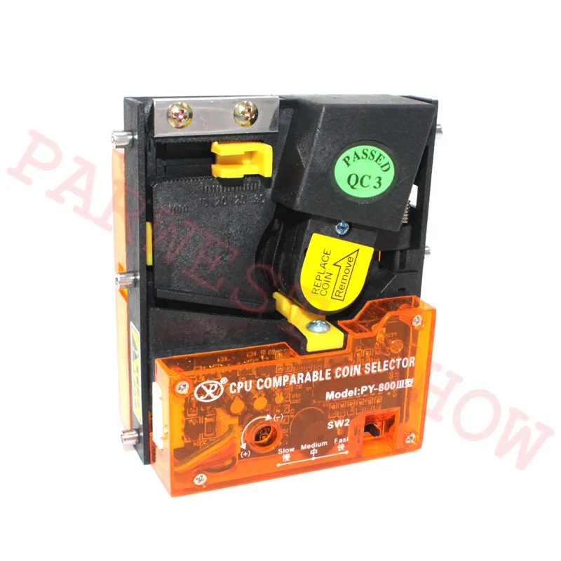 

PY800III Coin Acceptor Advanced Top Entry Mechanical Coin Selector plastic panel for arcade coin operated game machines