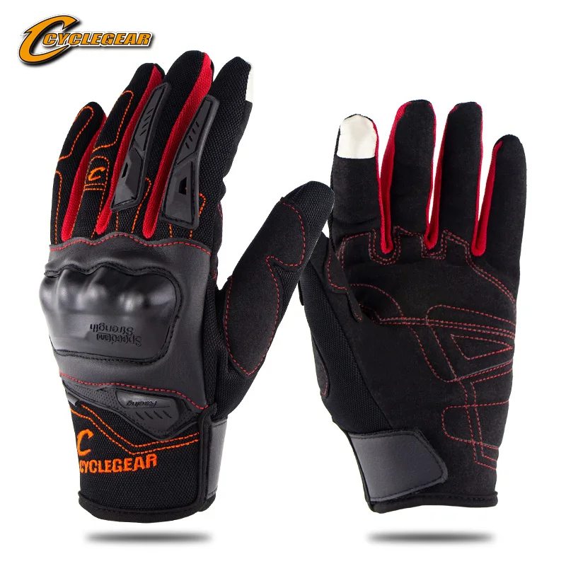 Cyclegear motorcycle racing gloves full finger motor bike riding guantes guanti motocross CG668