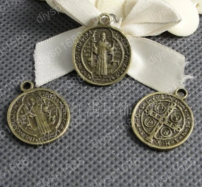 

50 pcs/lot Zinc alloy bead Antique Bronze Plated 20MM Licensing round Charms Pendants Fit Jewelry Making DIY JJA1930