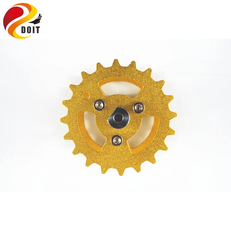 2pcs Metal Caterpillar Driving Wheels for Robot Chassis Caterpillar Remote Control Toys Tracked Crawler Pedrail DIY RC Toy