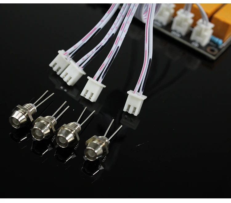 لوحة تحويل الصوت, AC/DC 4 الإدخال 1 إخراج الصوت إشارة محدد لوحة التتابع ستيريو تبديل إشارة مكبر للصوت لوحة RCA لمكبرات الصوت