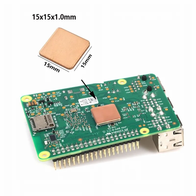 2 cái Gdstime Raspberry Kép Fan Tản Nhiệt Cooler với Đôi Làm Mát đối với Raspberry Pi 3/2/NESPi