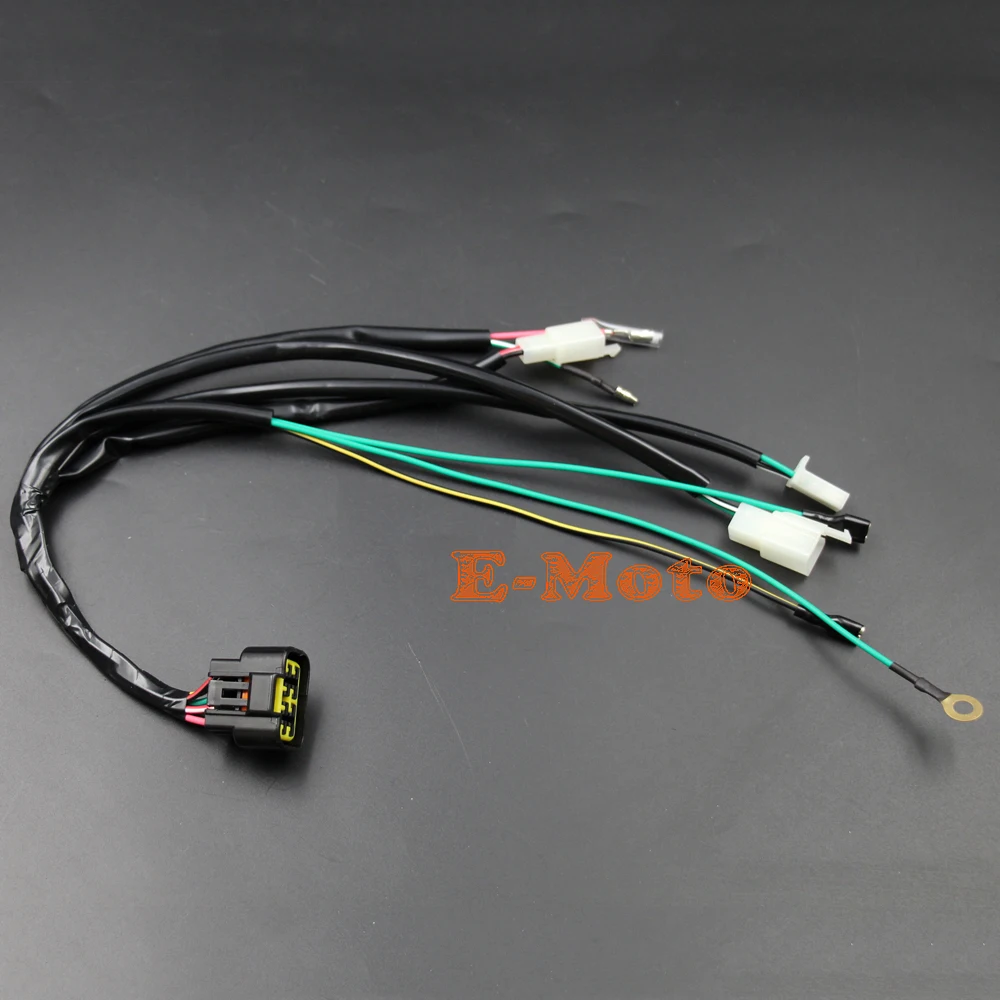 Complete Wire Wiring Harness Loom CDI Ignition Coil Kill Switch Kits For LIFAN W150cc ZS155cc PIT PRO Trail Dirt Bike NEW