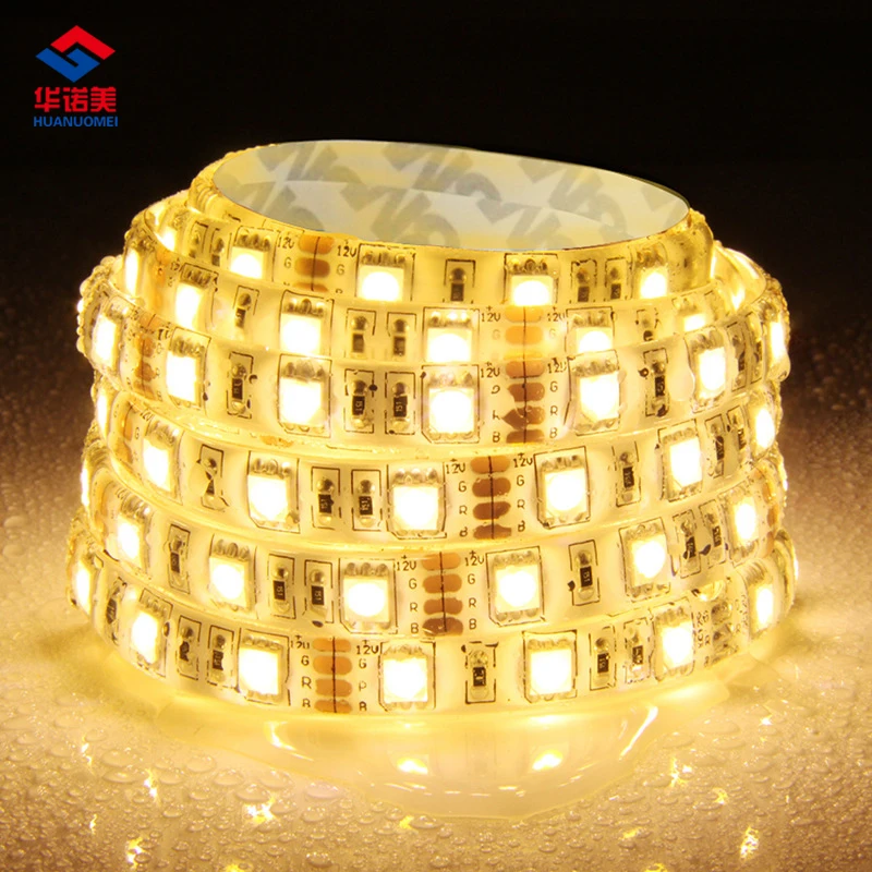 DC 12V 5050 SMD Waterproof Flexible LED Strip Light 5M/Roll 60LEDs/m 300LEDs RGB Red Green Blue Yellow RGB