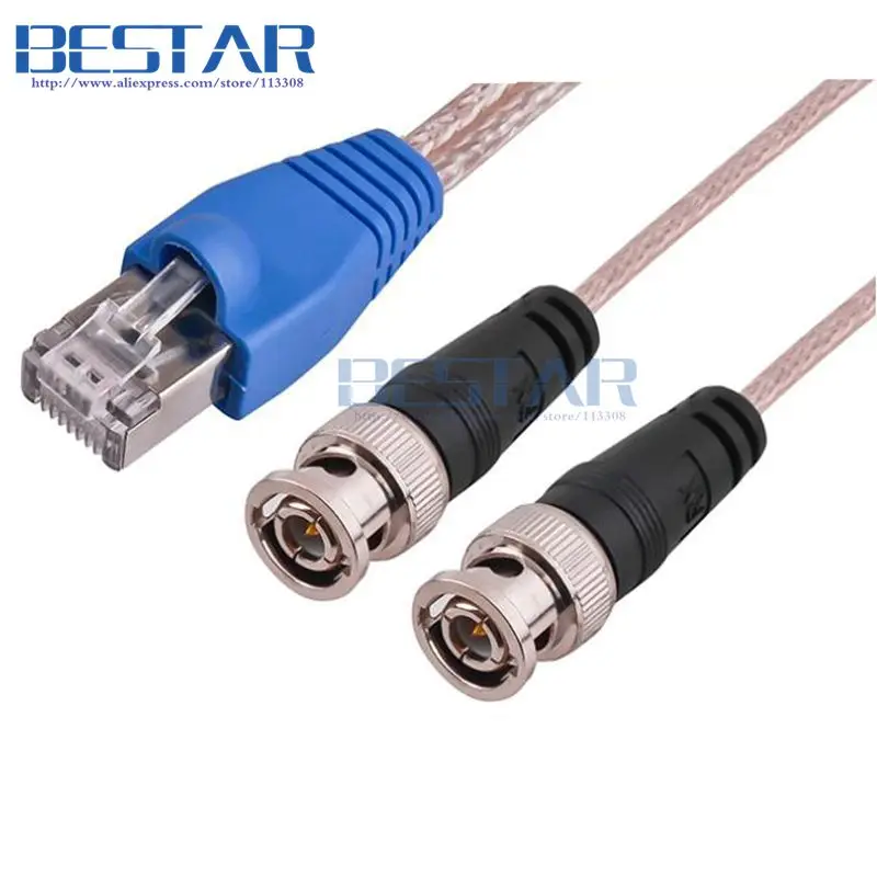 BNC to RJ45 E1 cable 3m 10ft CAB-E1-RJ45BNC for cisco V.35 AS5350/AS5400 Series VWIC2-2MFT-G703,VWIC2-2MFT network cables