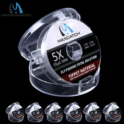 Maximumcatch FluoroCarbon Tippet Fly Line 50M 0X-6X Fluoro Carbon Tippet Line Fly Fishing Line