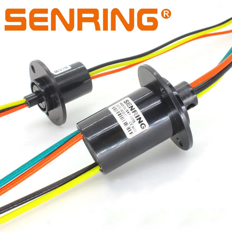 M Slipring Mini Slip Ring Dia. 6.5mm 12.5mm 22mm 25mm with 1A/2A Current 4 6 8 12 Channels Rotate Union Joint