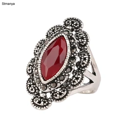 Hot Fashion Vintage Ring Jewelry Party Retro AAA Resin Exquisite Elegance Rings For Woman Gift 31013