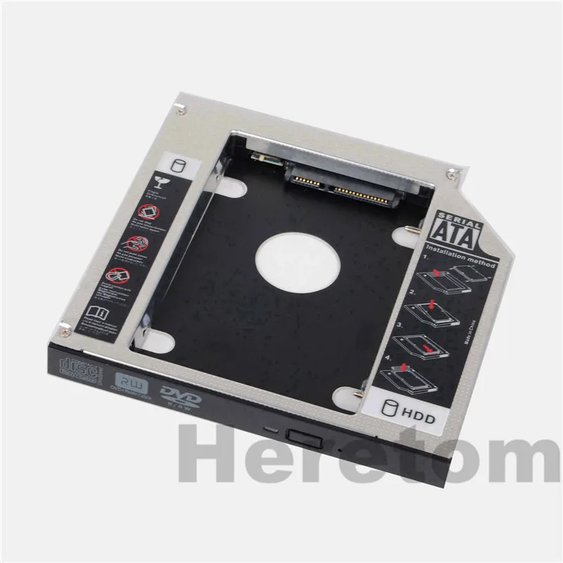 Neue 12,7mm 2. Festplatte ssd hdd caddy für dell inspiron 15r se n5010 n5110 m5010 n7110 n7010 DS-8A5SH