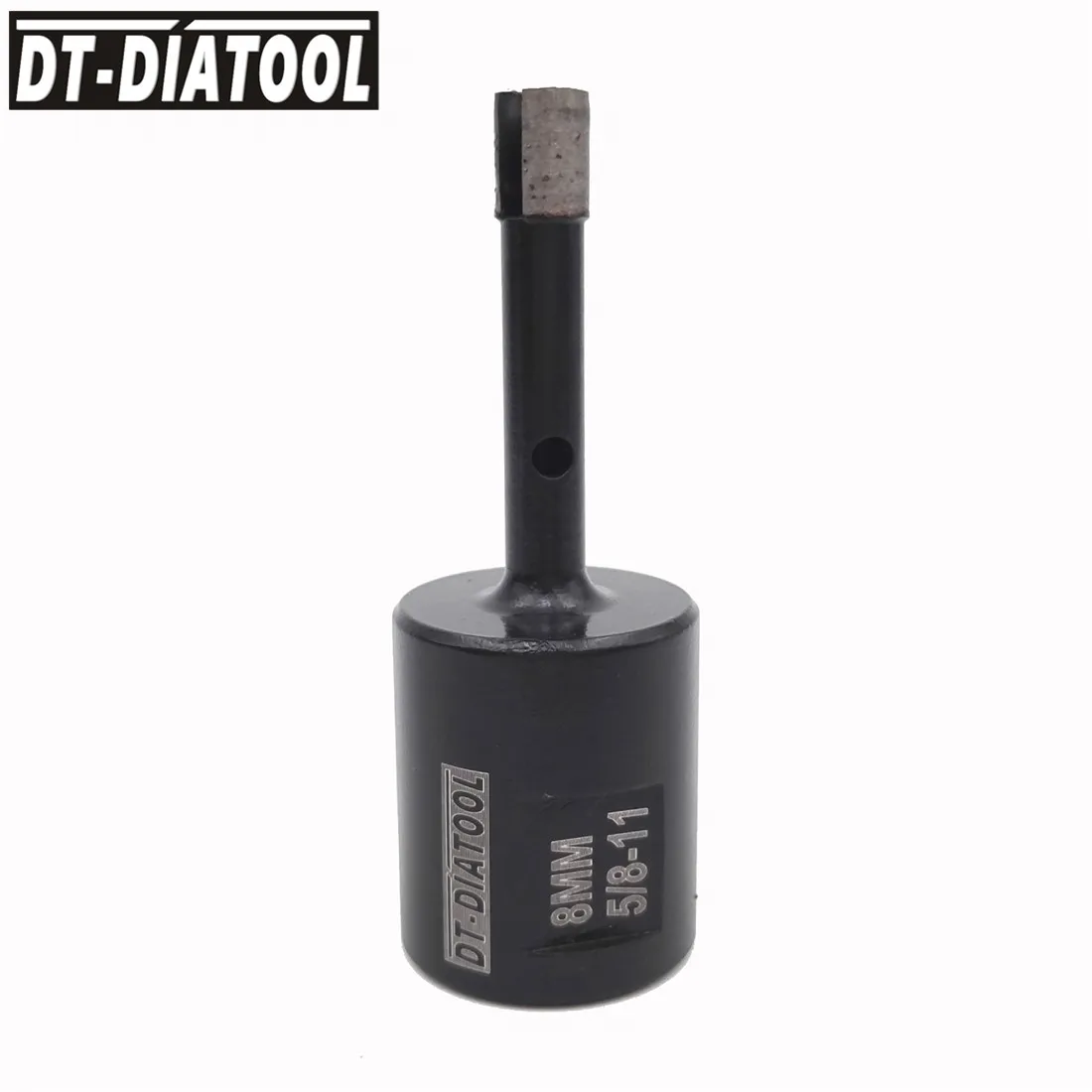 DT-DIATOOL 1 قطعة قطع الصلبة أو تاج ثقب المنشار ملحومة الماس الحفر الأساسية بت الرطب 5/8-11 موضوع لقمة ثقب للجرانيت الصلب