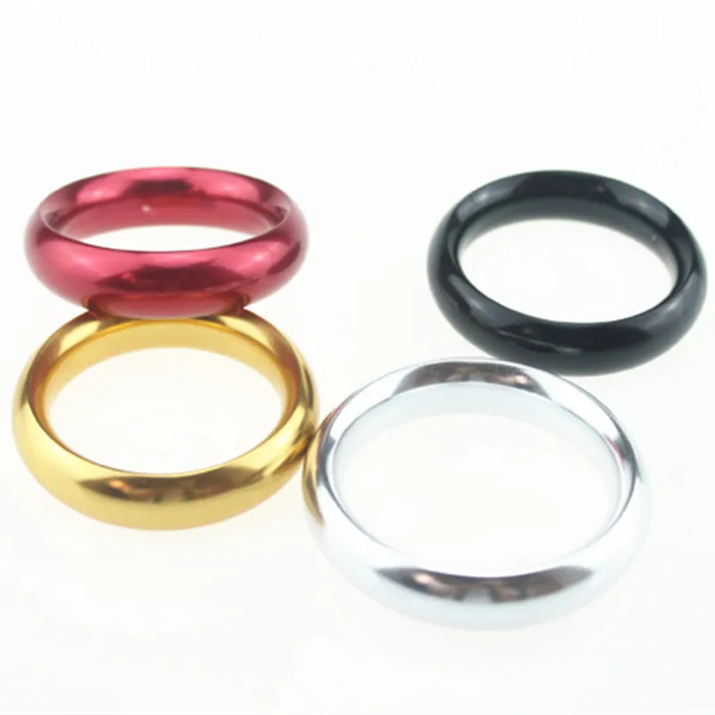 Metal Aluminum Penis Rings Male Cockrings Delayed Ejaculation Adult Products Casing Delay Lock Loops Cock Rings Sex Ring B2-25