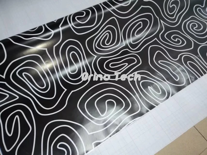 Graphics Black White Camouflage Sticker Vinyl Wrap Motorcycle Car Self Adhesive Film Sticker Decal Car Styling Wrapping