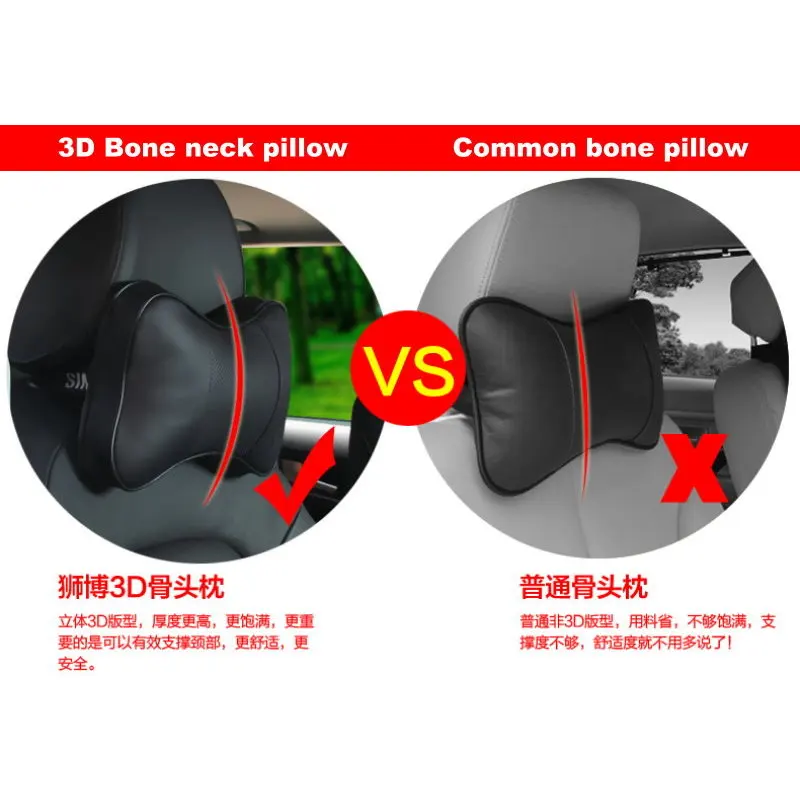 For Mazda CX-3 CX-5 CX-7 CX-9 Hot Selling Headrest Pillow / Car Headrest Supplies Neck Auto Safety Pillow / 2pcs