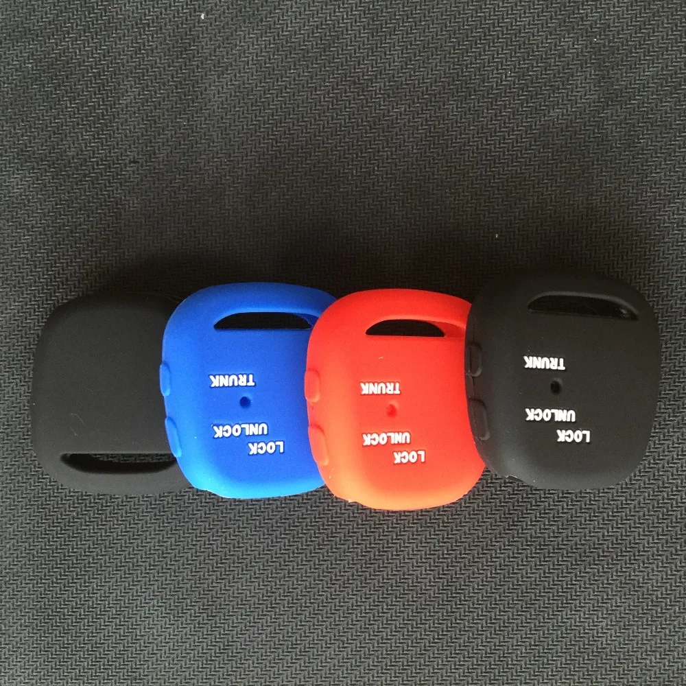 Silicon Silikon Car Accessory Key Holder Cover for Toyota Previa Corolla Celica Harrier Estima Carina 2 Side Button Remote FOB