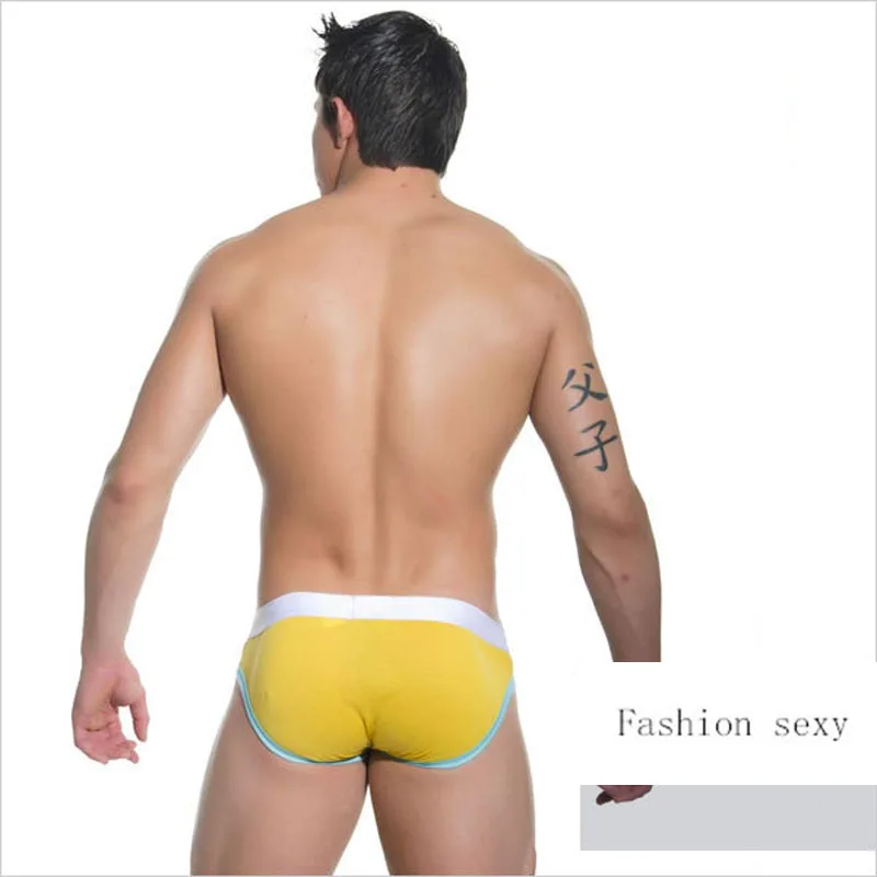 2016 New Products Listed On The Open Sexy Pouch Men Briefs Pure Cotton Qualitative Men Briefs Brand Mens Underwear Briefs