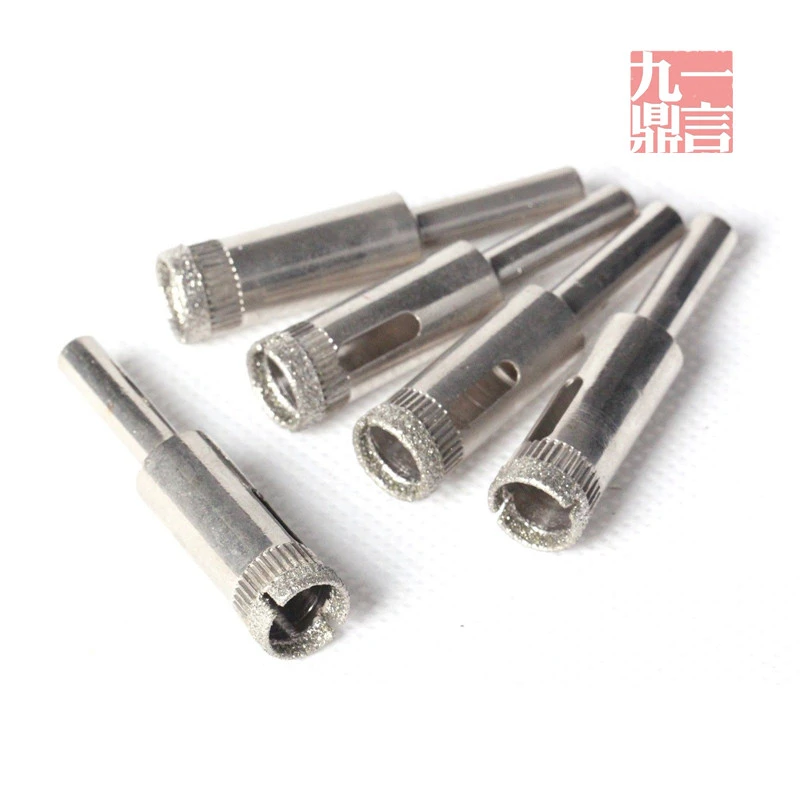 5pcs 14mm free shipping Diamond Coated Drill Bit Kit glass Holesaw Cutter for Glass Granite Tile drilling