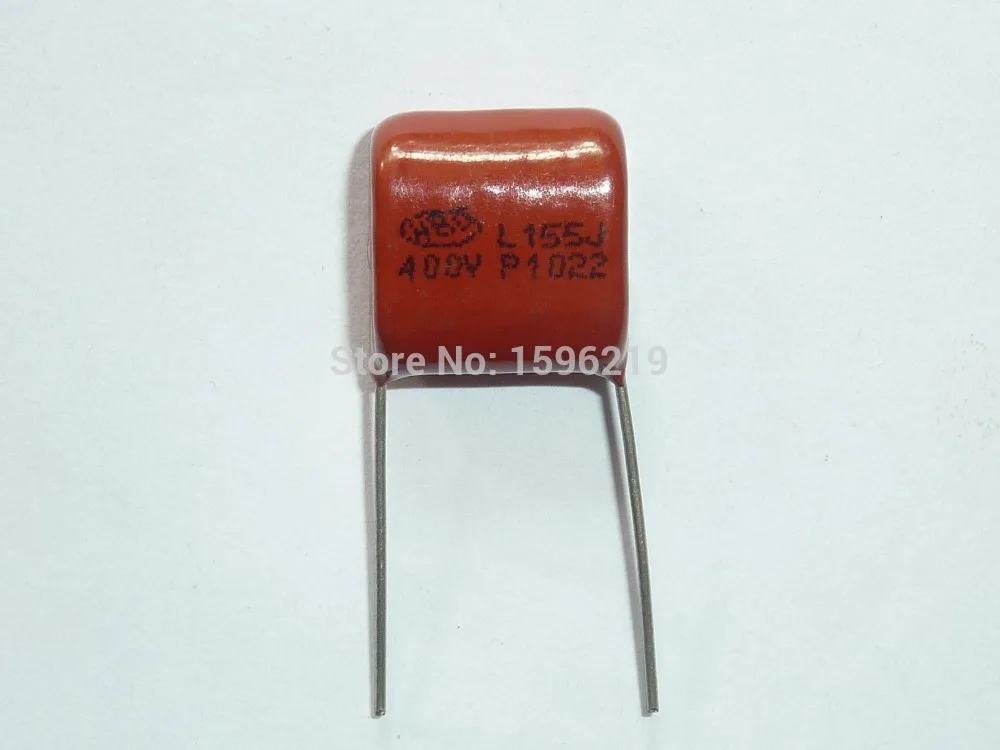 

50pcs CBB capacitor 155 400V 155J 1.5uF 1500nF P15 CL21 Metallized Polypropylene Film Capacitor