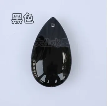 

30pcs/lot,50mm Bblack crystal prism pendant for chandelier hanging free shipping