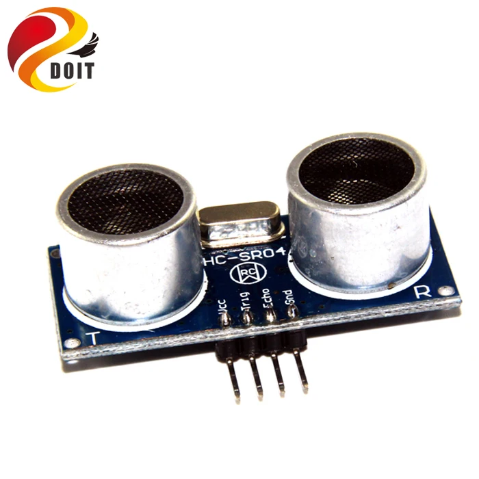 Original DOIT 10pcs Ultrasonic Module HC-SR04 Distance Measuring Transducer Sensor HC SR04 HCSR04 for Robot Car Chassis Model