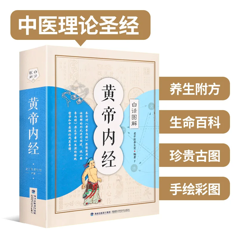 Huang Di Nei Jing Traditionele Chinese Geneeskunde Gezondheid Boeken Daquan Chinese Geneeskunde Basic Theorie Vier Beroemde Medische Boeken