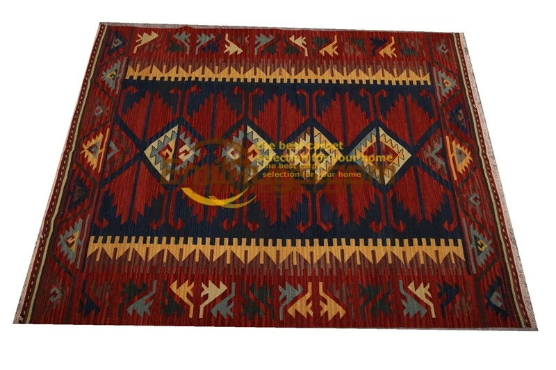 handmade wool kilim rugs living room rug bedroon bedside blanket corridor Mediterranean style 929gc131yg4