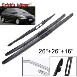 Erick's Wiper Front & Rear Wiper Blades Set For Citroen Xsara Picasso 1998 - 2005 Windshield Windscreen Window Brush 26