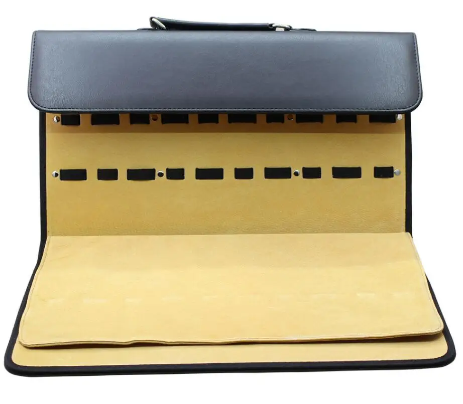 

Scissors salesman carrying display case LEATHER case (cowskin & pigskin)