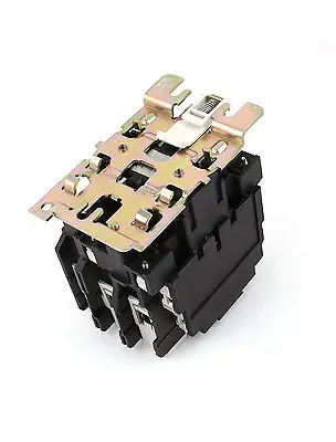 CJX2-8011 220V Coil 75mm DIN Rail Mounted 3-Pole Electric AC Contactor