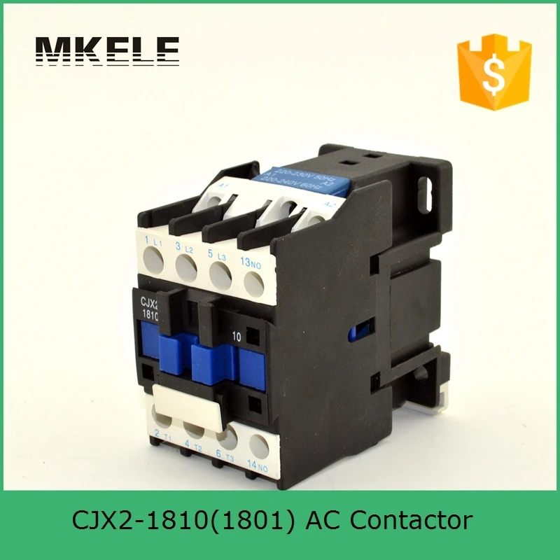 CJX2-1810 AC Contator 18A Switches Tensão 380 V 220 V 110 V 36 V 24 V Montado Em Trilho Din