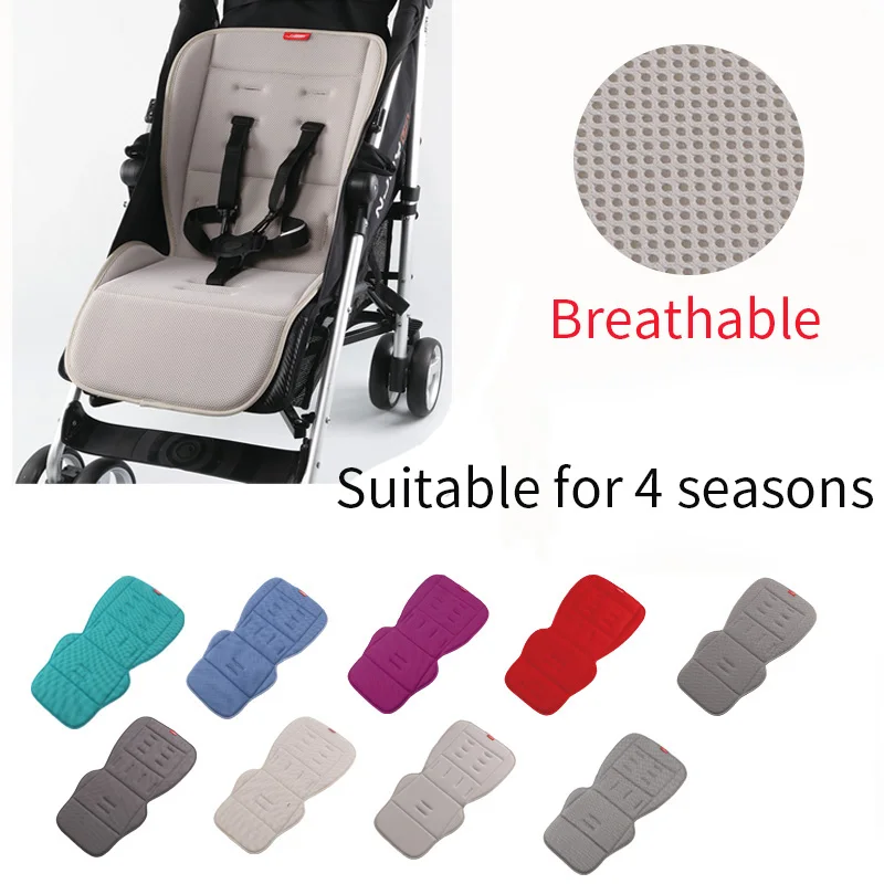 

Universal Baby stroller seat cushion Breathable seat pad soft and comfortable pram liner for four seasons stroller accessories