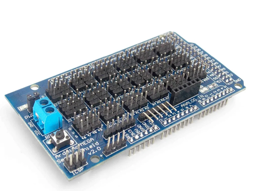 Hot Sale New V2.0 Mega Sensor Shield For ATMEGA 2560 R3 1280 Cheap