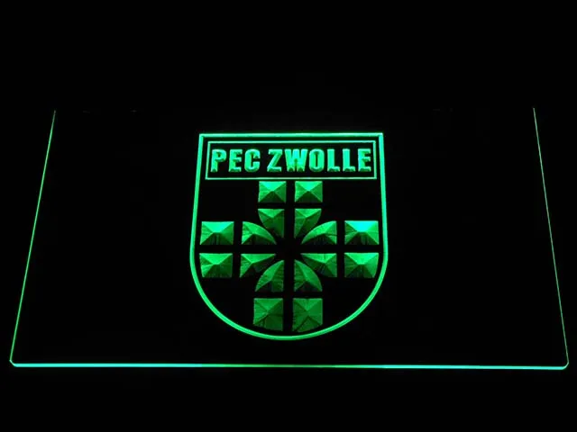 b1012 PEC Zwolle Eredivisie Football LED Neon Light Signs