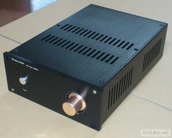 

Black JC229 Full aluminum Power amplifier chassis/Enclosure with heatsink panels