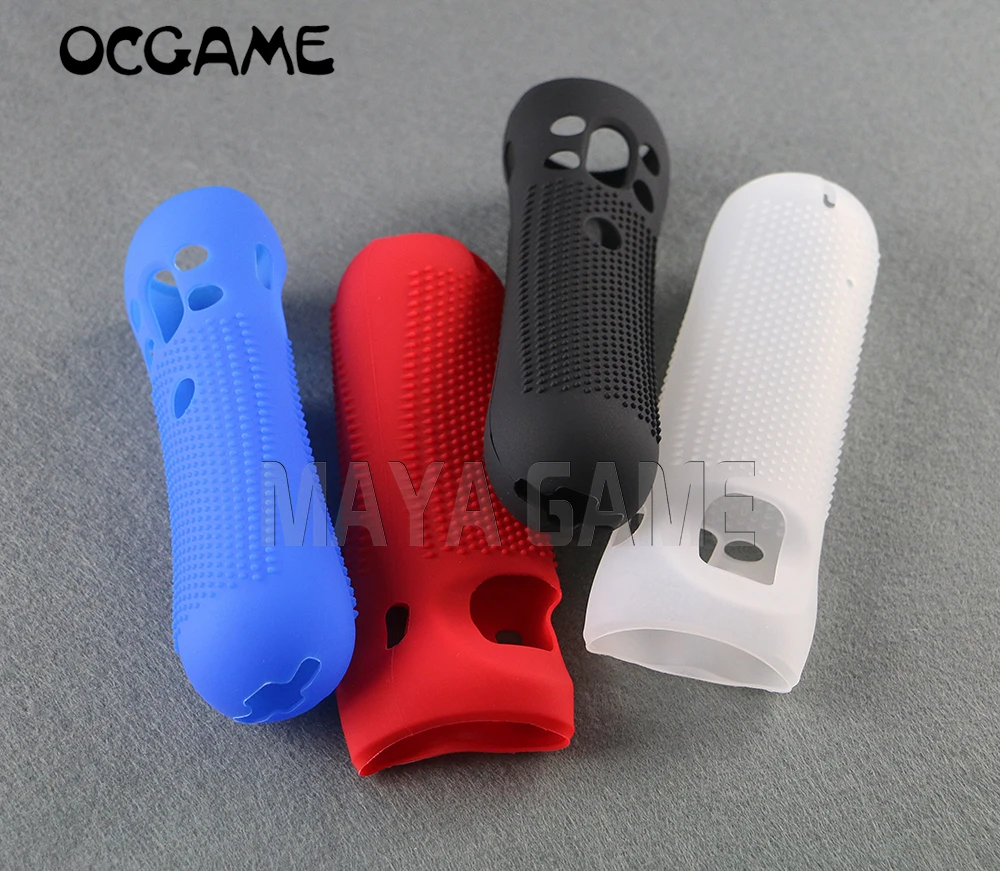 

12PCS/LOT For PS3 Move Silicone Case for PlayStation 3 Right Hand Non-slip Cover for PS3 Mover Controller Skin OCGAME