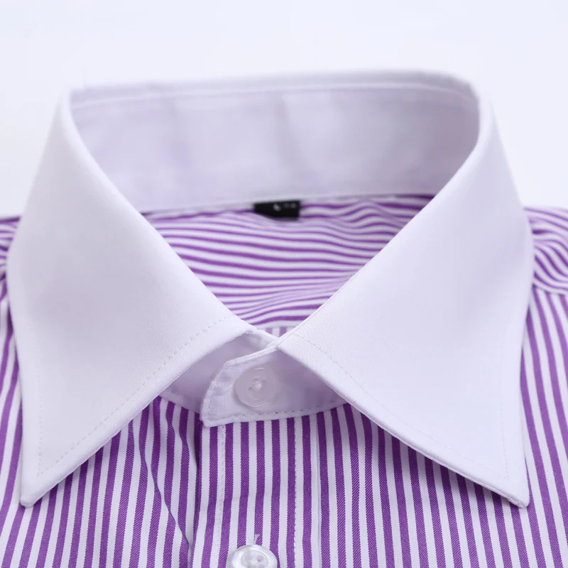 Nieuwe Mannen Klassieke Franse Manchetknopen Shirt Merk Formele Shirts Voor Mannen Lange Mouw Overhemd Mannen Camisa Masculina