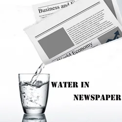 Bere acqua nel giornale trucchi magici il giornale mago dell'acqua nascosta divertente Magia Stage Illusions Gimmicks Mentalism puntelli