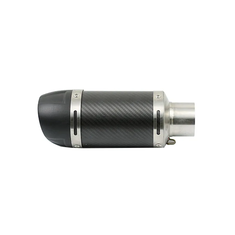 Motorcycle Exhaust Muffler Carbon Fiber Modified Motorbike Exhaust Pipe Muffler For Most Motorbike AK032