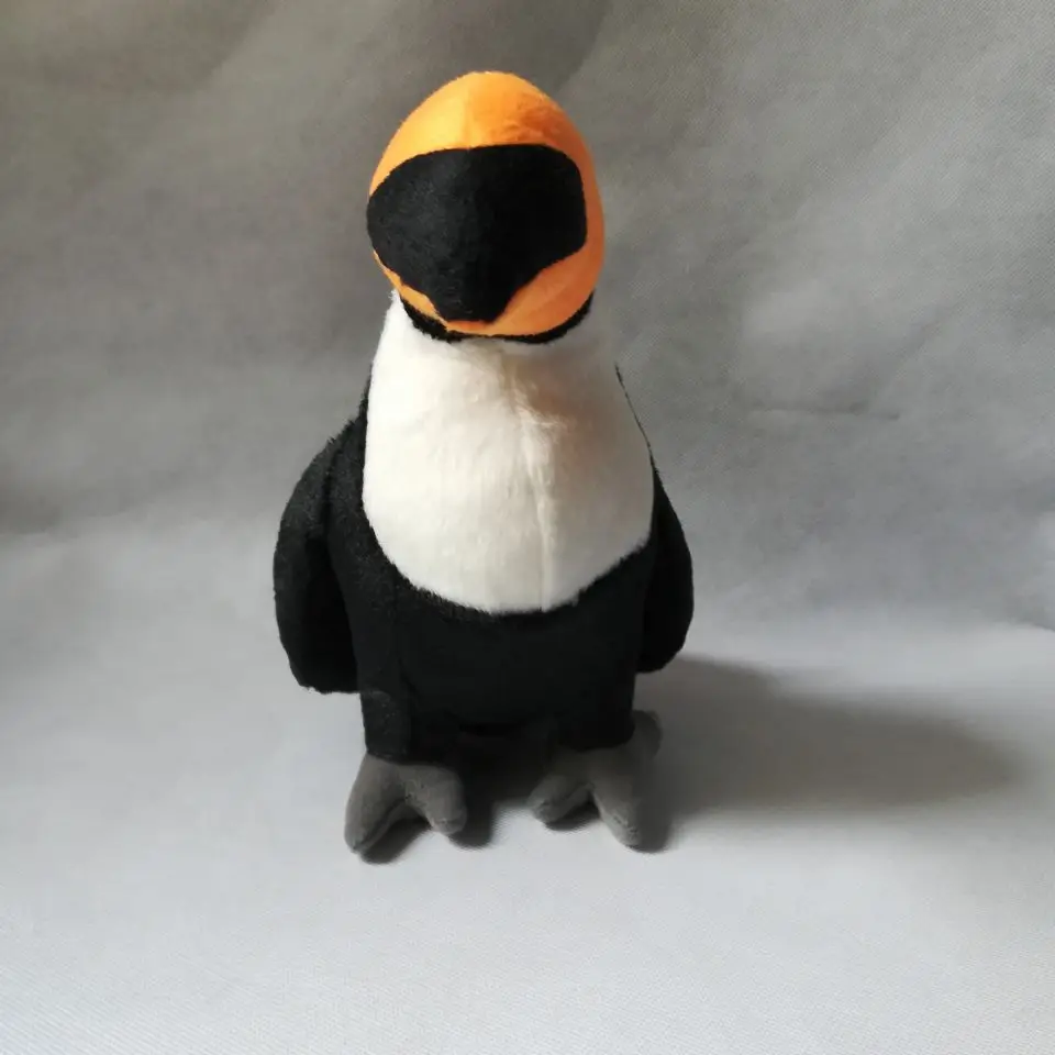 about 26cm cute black toucan bird plush toy soft doll birthday gift d2589