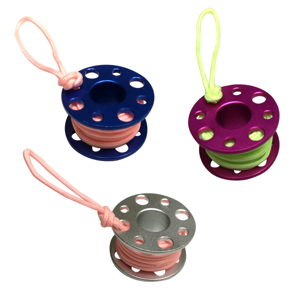 Mini Scuba Diving Finger Reel Reel Model Diving Gift With Line Reel Gift Diving Pendant Diver Bag hang decoration