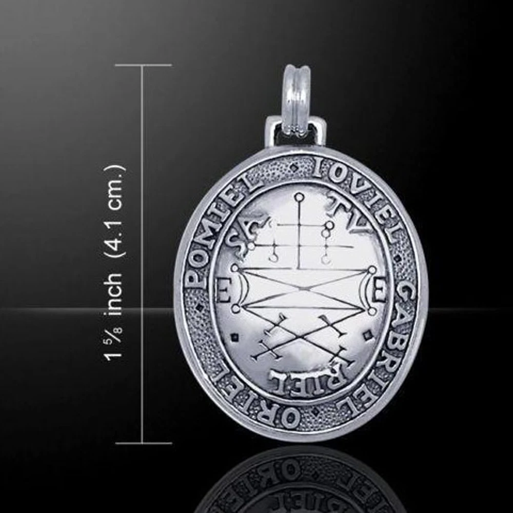 Handcraft Ghost Hunters Pewter Talisman For Favor of Spirits Metal Pendant Attract Good Spirit