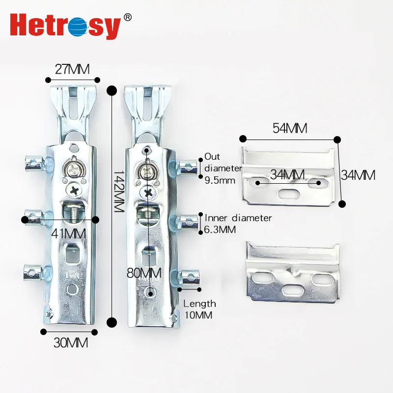 Hetrosy ฮาร์ดแวร์ห้องครัวตู้โลหะที่มองไม่เห็นแขวน Suspension Bracket ซ่อนอุปกรณ์แขวนสำหรับตู้