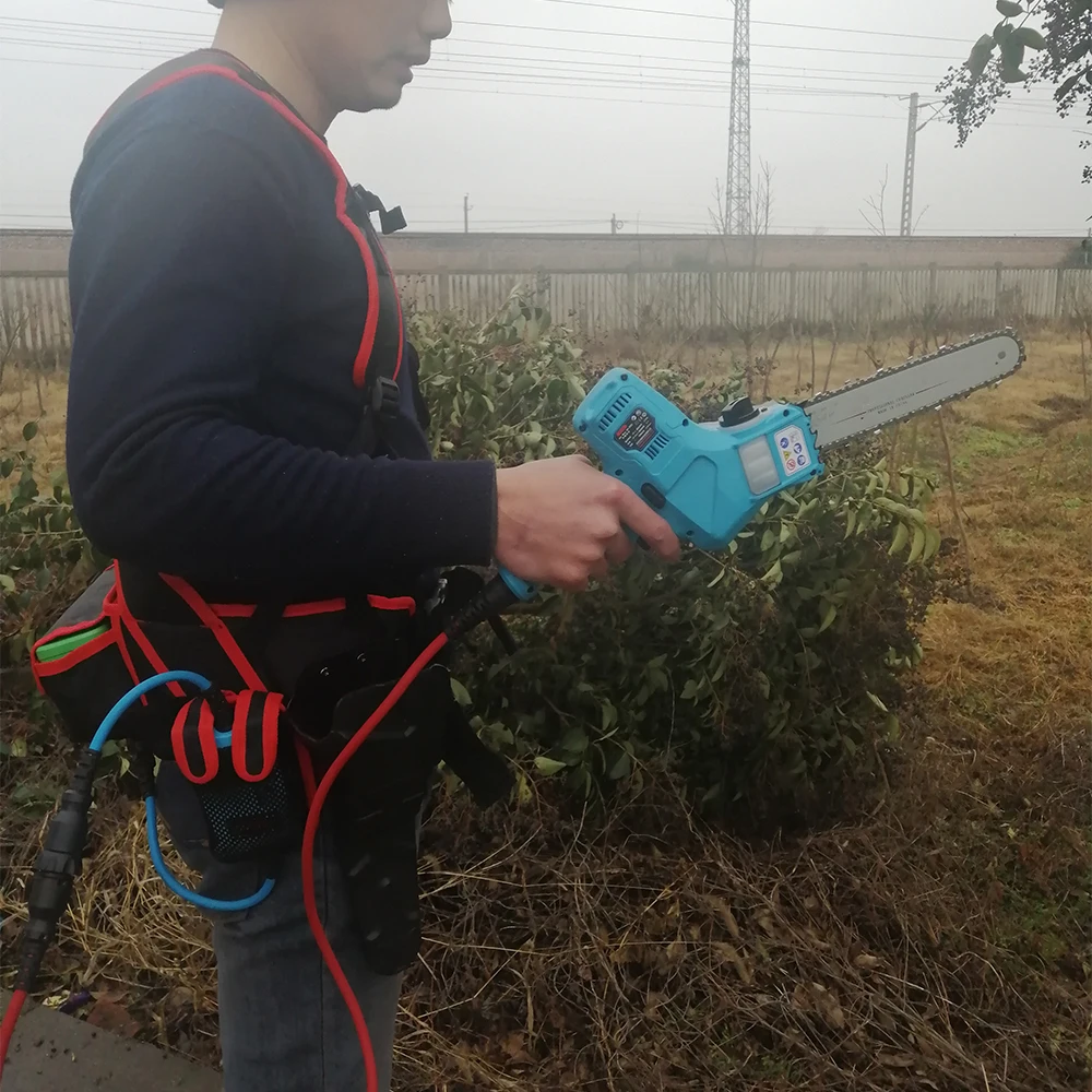 40V lithium single hand use battery electric chainsaw more than 10 hours lasting