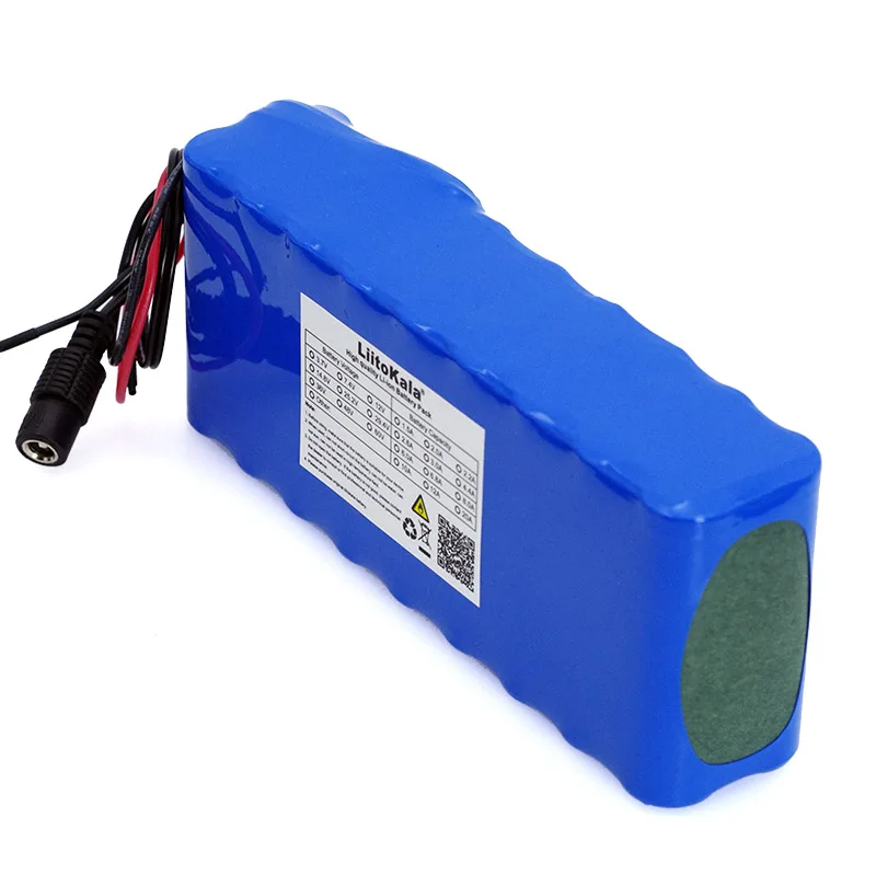 Imagem -03 - Liitokala 12v 18650 Bateria de Lítio-íon com Bms 12a Placa de Proteção 12000mah Caça Lâmpada Xenon Lâmpada de Pesca Uso