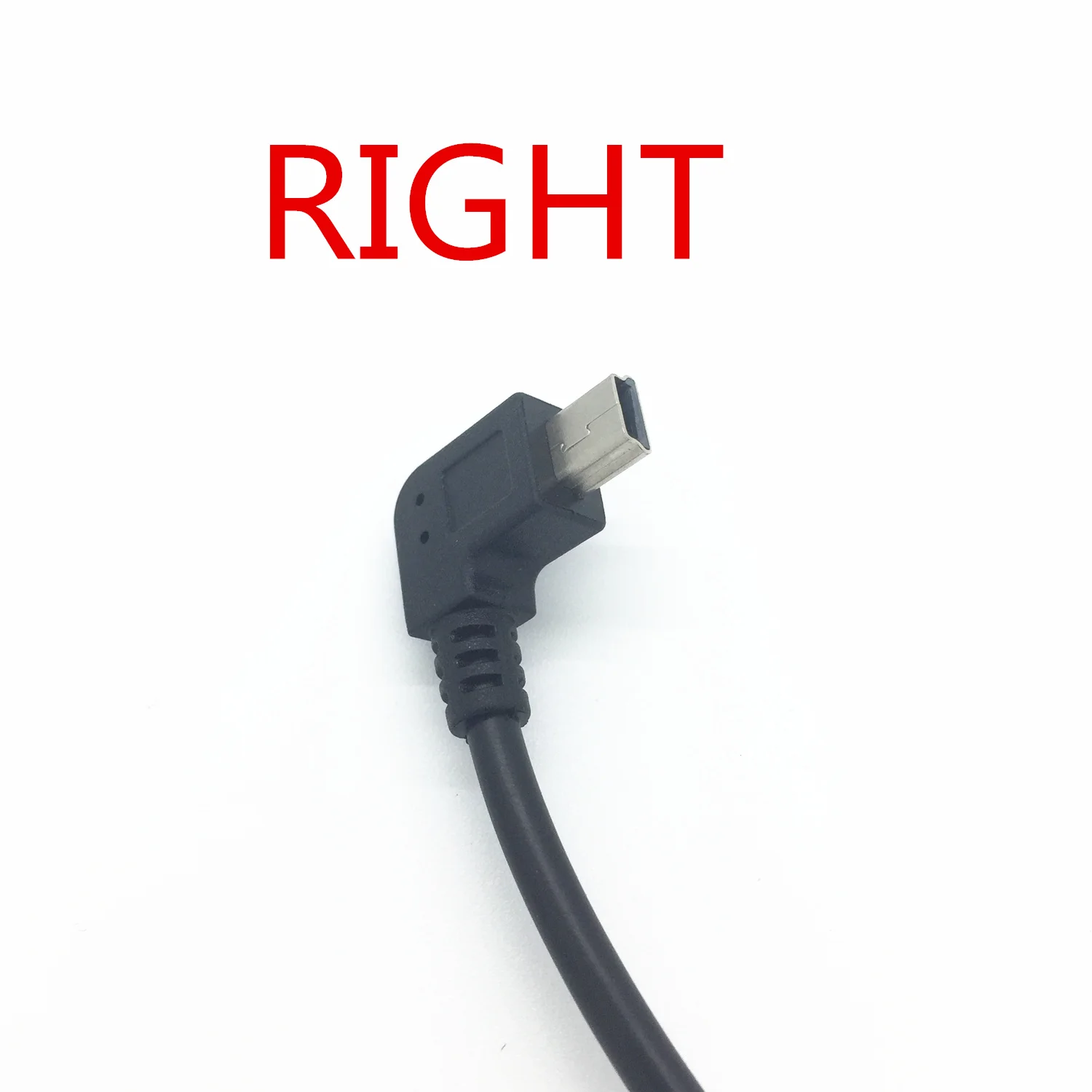 90Degree 4 Angle Mini 5pin USB Male To USB Female Charger Data Adapter Cable