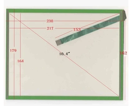 

230*179 mm New 10.4 inch touch screen 10 wire resistance touch screen