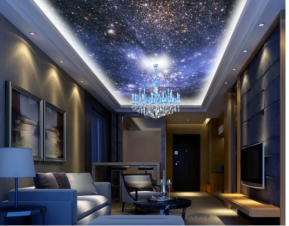 

customized wallpaper for walls Home Decoration Night sky zenith ceiling design sky ceiling wallpaper