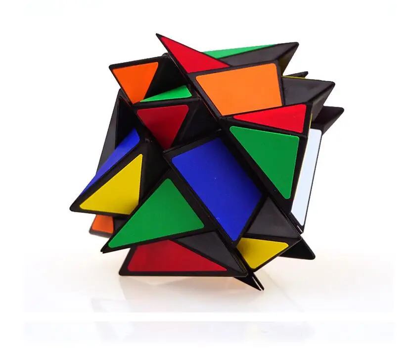 YongJun YJ Axis Magic Cube Change Irregularly Jinggang Speed Cube with Frosted Sticker YJ 3x3x3 hot sale