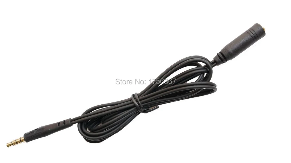 Notebook computer headset extension line cable 3.5mm to 3.5mm Computer(Mobile phone) to Computer headset.