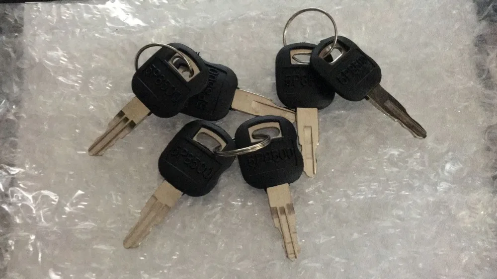 6pcs for Caterpillar Ignition Keys, Tigercat, ASV 5P8500 #5